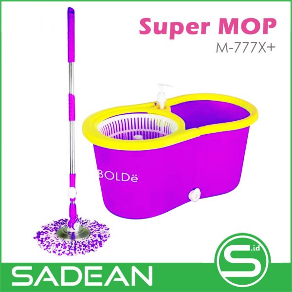 Alat Pel Lantai Super MOP M-777X+ BOLDe Original _ Ungu