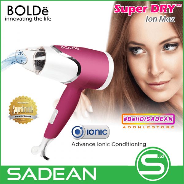 Hair Dryer BOLDe Super Dry Ion Max Pengering Rambut