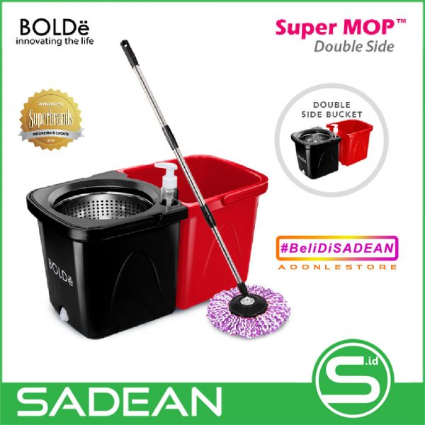 Alat Pel BOLDe Super MOP Double Side Ember Dapat Dilepas Terpisah