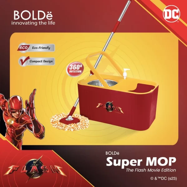 Alat Pel Lantai Otomatis BOLDe Super MOP The Flash Edition