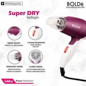 Hair Dryer BOLDe Super Dry Bellagio Pengering Rambut
